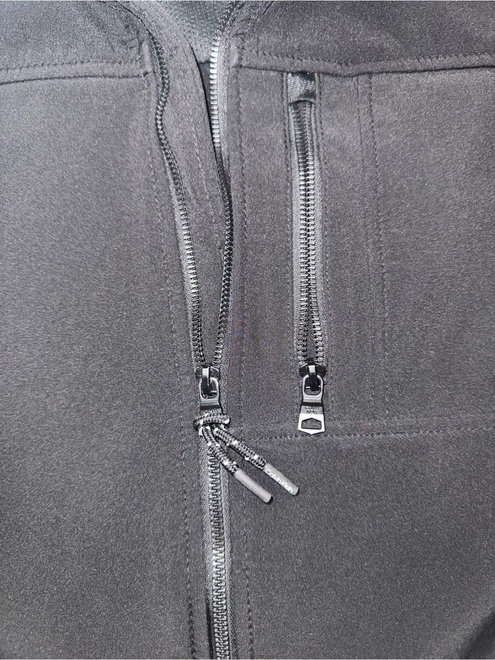 Calvin Klein Black Softshell Performance Jacket - Picture 5 of 15